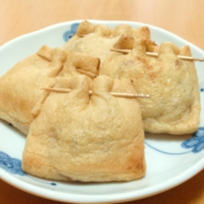 格別に美味しい☆納豆&しその実の油揚げ包み焼き☆